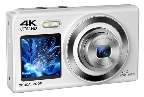 Amazon | YULINJIA 光学3倍ズーム デジタルカメラ4K スマホに送れる